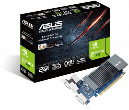 Видеокарта Asus PCI-E GT710-SL-2GD5 NVIDIA GeForce GT 710 2048Mb 64 GDDR5 954/5012 DVIx1/HDMIx1/CRTx1/HDCP Ret фото 4