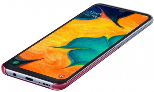 Чехол (клип-кейс) Samsung для Samsung Galaxy A30 Gradation Cover розовый (EF-AA305CPEGRU) фото 3