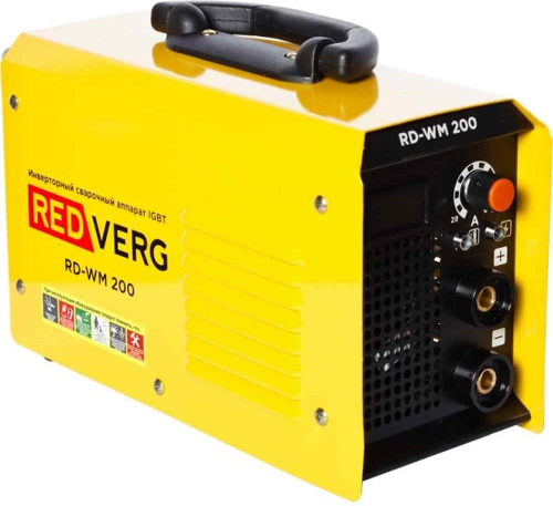 Сварочный аппарат RedVerg RD-WM 200 инвертор ММА DC 7кВт фото 4