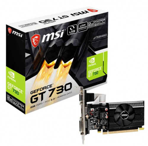 Видеокарта MSI PCI-E N730K-2GD3/LP NVIDIA GeForce GT 730 2Gb 64bit GDDR3 902/1600 DVIx1 HDMIx1 CRTx1 HDCP Ret low profile фото 8