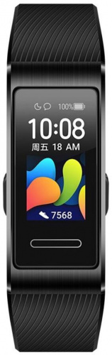 Фитнес-трекер Huawei Band 4 Pro AMOLED корп.:черный рем.:черный (55024979)