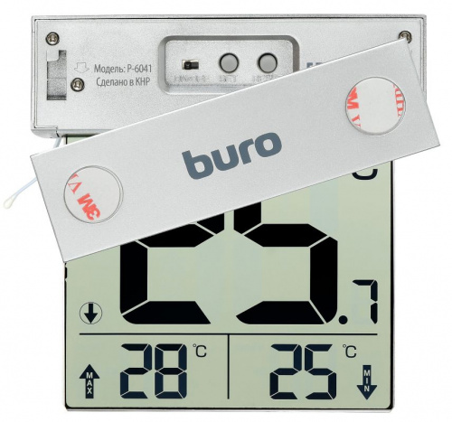 Термометр Buro P-6041 серебристый фото 5