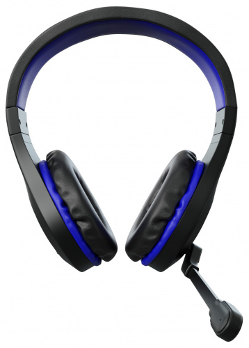 Наушники с микрофоном Оклик GMNG HS-L325G Blue черный/синий 2.2м мониторные оголовье (1533545) фото 2