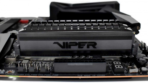 Память DDR4 2x8GB 4400МГц Patriot PVB416G440C8K Viper 4 Blackout RTL Gaming PC4-35200 CL18 DIMM 288-pin 1.45В с радиатором Ret фото 10