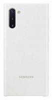 Чехол (клип-кейс) Samsung для Samsung Galaxy Note 10 Silicone Cover белый (EF-PN970TWEGRU)