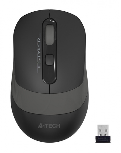 Мышь A4Tech Fstyler FG10 черный/серый оптическая (2000dpi) беспроводная USB (4but) фото 8