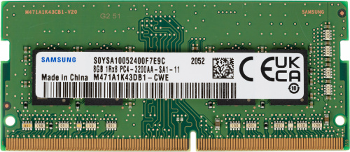 Память DDR4 8GB 3200MHz Samsung M471A1K43DB1-CWE OEM PC4-25600 CL22 SO-DIMM 260-pin 1.2В original single rank OEM фото 4