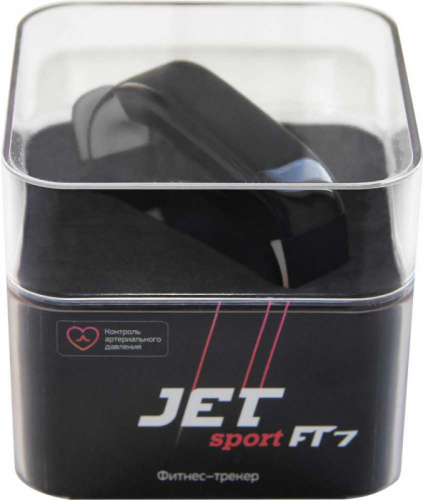 Фитнес-трекер Jet Sport FT-7 OLED корп.:черный рем.:серый (FT-7 GREY) фото 3