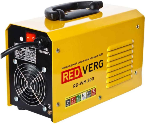 Сварочный аппарат RedVerg RD-WM 200 инвертор ММА DC 7кВт фото 3