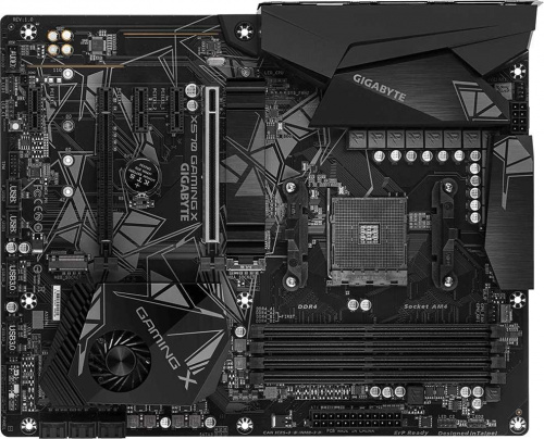 Материнская плата Gigabyte X570 GAMING X Soc-AM4 AMD X570 4xDDR4 ATX AC`97 8ch(7.1) GbLAN RAID+HDMI