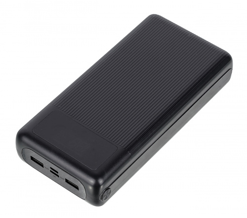 Мобильный аккумулятор Buro RLP-30000-B Li-Pol 30000mAh 2A черный 2xUSB материал пластик фото 4