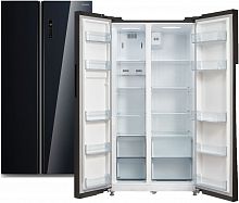 Холодильник Бирюса SBS 587 BG 2-хкамерн. черный (двухкамерный)