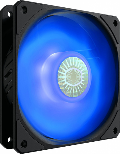 Вентилятор Cooler Master SickleFlow 120 Blue 120x120mm черный 4-pin 8-27dB 156gr Ret фото 5