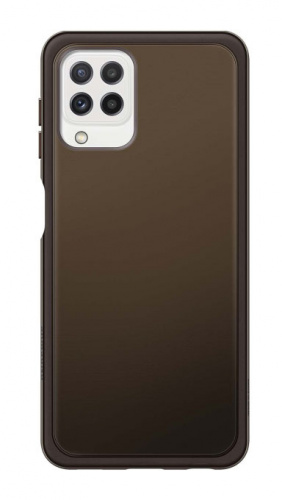 Чехол (клип-кейс) Samsung для Samsung Galaxy A22 Soft Clear Cover черный (EF-QA225TBEGRU) фото 5