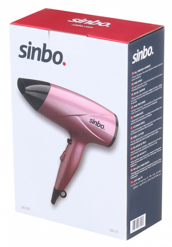 Фен Sinbo SHD 7061 1800Вт розовый фото 2