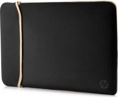 Чехол для ноутбука 15.6" HP Chroma Sleeve черный/золотистый неопрен (2UF60AA) фото 2