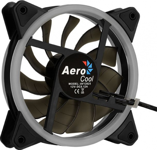 Вентилятор Aerocool Rev RGB 120x120mm 3-pin 15dB 153gr LED Ret фото 5