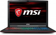 Ноутбук MSI GP63 Leopard 8RD-837RU Core i7 8750H/16Gb/1Tb/SSD128Gb/nVidia GeForce GTX 1050 Ti 4Gb/15.6"/FHD (1920x1080)/Windows 10/black/WiFi/BT/Cam