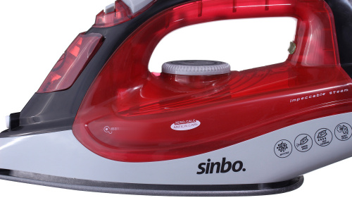 Утюг Sinbo SSI 6611 2200Вт красный/белый фото 3