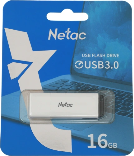Флеш Диск Netac 16GB U185 NT03U185N-016G-30WH USB3.0 белый фото 2