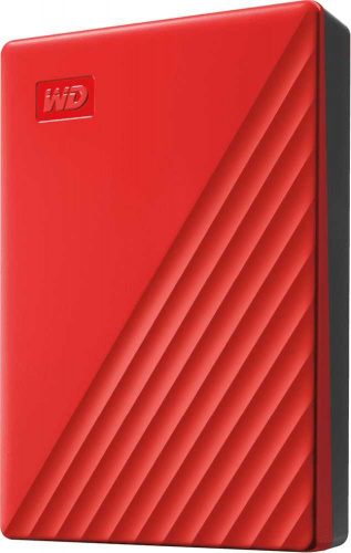 Жесткий диск WD USB 3.2 Gen 1 4TB WDBPKJ0040BRD-WESN My Passport 2.5" красный фото 2