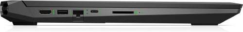 Ноутбук HP Pavilion Gaming 17-cd0013ur Core i7 9750H/16Gb/1Tb/SSD256Gb/nVidia GeForce GTX 1660 Ti 6Gb/17.3"/IPS/FHD (1920x1080)/Free DOS/black/green/WiFi/BT/Cam фото 3