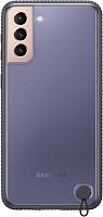 Чехол (клип-кейс) Samsung для Samsung Galaxy S21+ Protective Standing Cover прозрачный/черный (EF-GG996CBEGRU)