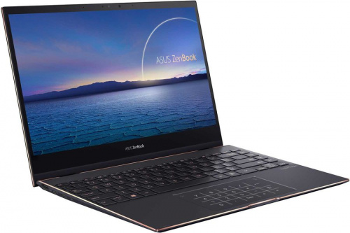 Трансформер Asus ZenBook Flip S UX371EA-HL152T Core i5 1135G7 8Gb SSD512Gb Intel Iris Xe graphics 13.3" OLED Touch UHD (3840x2160) Windows 10 black WiFi BT Cam фото 4