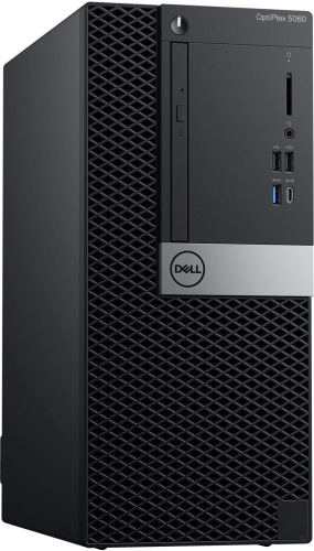 ПК Dell Optiplex 5060 MT i5 8500 (3)/8Gb/SSD256Gb/UHDG 630/DVDRW/Linux/GbitEth/260W/клавиатура/мышь/черный фото 3