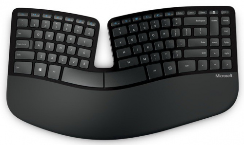 Клавиатура + мышь Microsoft Sculpt Ergonomic клав:черный мышь:черный USB беспроводная slim Multimedia фото 6
