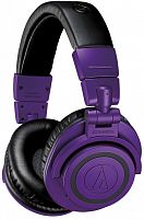 Гарнитура мониторные Audio-Technica ATH-M50XBTPB фиолетовый матовый беспроводные bluetooth оголовье (80001237)