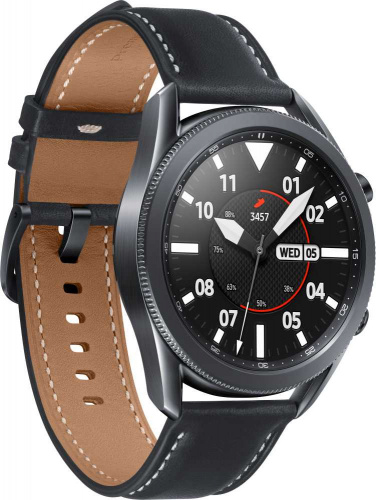 Смарт-часы Samsung Galaxy Watch 3 45мм 1.4" Super AMOLED черный (SM-R840NZKACIS) фото 4