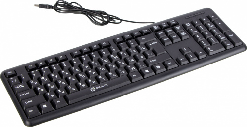 Клавиатура Оклик 180M черный USB фото 2