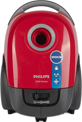 Пылесос Philips XD3000/01 2000Вт красный/черный фото 16