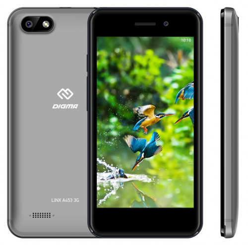 Смартфон Digma Linx A453 3G 8Gb 1Gb серый моноблок 3G 2Sim 4.5" 480x854 Android 7.0 5Mpix WiFi GPS GSM900/1800 GSM1900 TouchSc MP3 FM microSD max32Gb фото 5