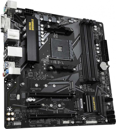 Материнская плата Gigabyte B550M DS3H Soc-AM4 AMD B550 4xDDR4 mATX AC`97 8ch(7.1) GbLAN RAID+DVI+HDMI фото 17