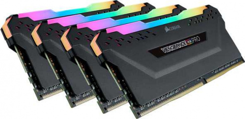 Память DDR4 4x16Gb 3200MHz Corsair CMW64GX4M4C3200C16 RTL PC4-25600 CL16 DIMM 288-pin 1.35В фото 2