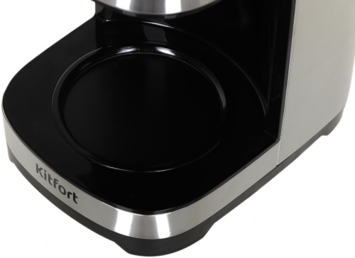 Кофеварка капельная Kitfort KT-750 900Вт черный/серебристый фото 5