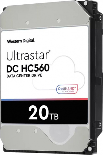 Жесткий диск WD Original SATA-III 20Tb 0F38755 WUH722020ALE6L4 Ultrastar DC HC560 (7200rpm) 512Mb 3.5" фото 3