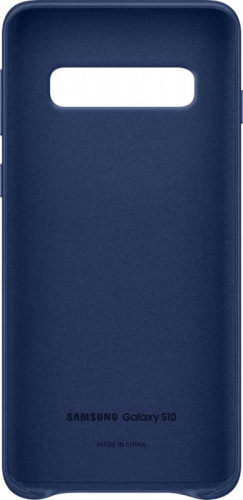 Чехол (клип-кейс) Samsung для Samsung Galaxy S10 Leather Cover темно-синий (EF-VG973LNEGRU) фото 3