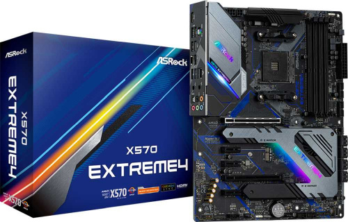 Материнская плата Asrock X570 EXTREME4 Soc-AM4 AMD X570 4xDDR4 ATX AC`97 8ch(7.1) GbLAN RAID+HDMI фото 2