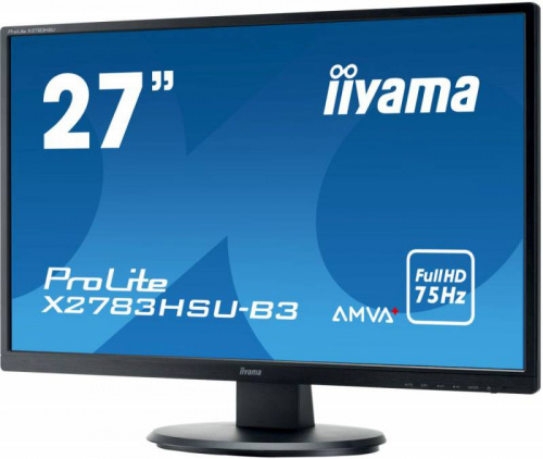 Монитор Iiyama 27" ProLite X2783HSU-B3 черный VA LED 4ms 16:9 HDMI M/M матовая 3000:1 300cd 178гр/178гр 1920x1080 D-Sub DisplayPort FHD USB 4.4кг фото 4