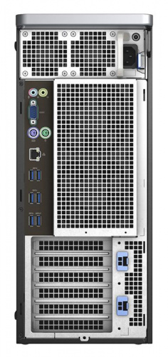 ПК Dell Precision T5820 MT Xeon W-2133 (3.6)/32Gb/2Tb 7.2k/SSD512Gb/P4000 8Gb/DVDRW/Windows 10 Professional Single Language 64 +W10Pro/GbitEth/950W/клавиатура/мышь/черный фото 2