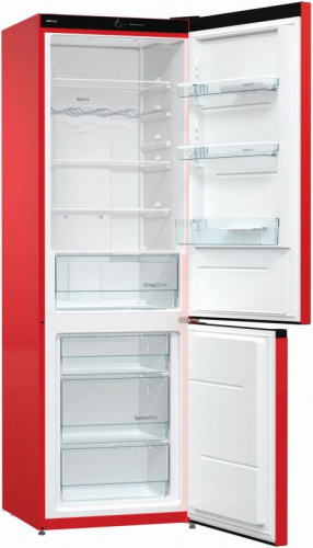 Холодильник Gorenje NRK6192CRD4 красный (двухкамерный) фото 2