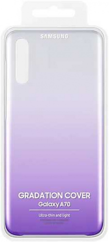 Чехол (клип-кейс) Samsung для Samsung Galaxy A70 Gradation Cover фиолетовый (EF-AA705CVEGRU) фото 5
