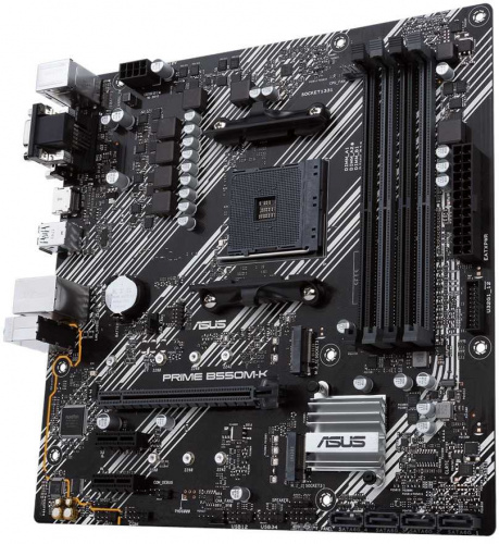 Материнская плата Asus PRIME B550M-K Soc-AM4 AMD B550 4xDDR4 mATX AC`97 8ch(7.1) GbLAN RAID+VGA+DVI+HDMI фото 4