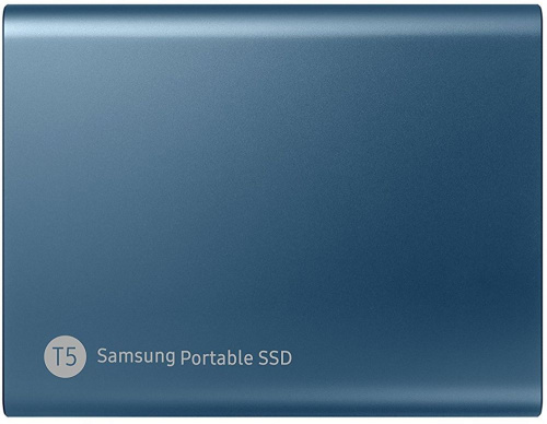 Накопитель SSD Samsung USB-C 500Gb MU-PA500B/WW T5 1.8" синий фото 3