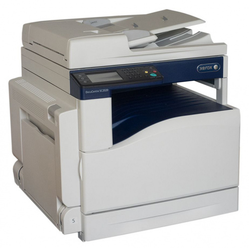 МФУ лазерный Xerox DocuCentre SC2020 (SC2020V_U) A3 Duplex Net белый/синий фото 6