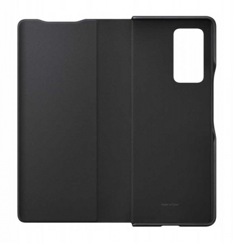 Чехол (клип-кейс) Samsung для Samsung Galaxy Z Fold2 Leather Cover черный (EF-FF916LBEGRU) фото 4