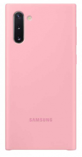 Чехол (клип-кейс) Samsung для Samsung Galaxy Note 10 Silicone Cover розовый (EF-PN970TPEGRU)